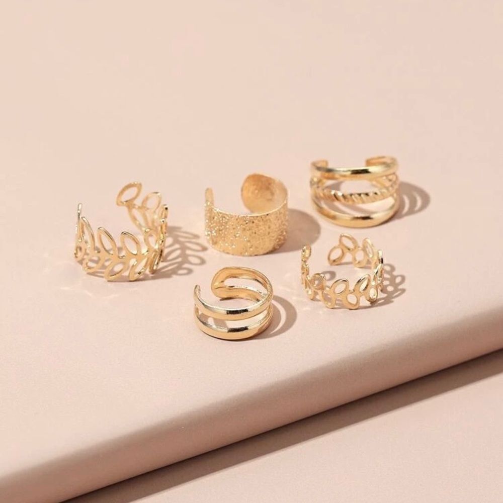 5 Piece Ear Cuff Set - Picture 2 of 3